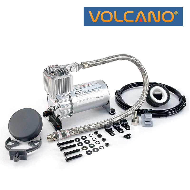 微型无油12V充气泵空气压缩机液面监测仪气动改装气动升降杆100C