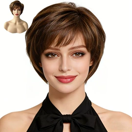 假发长卷发;假发马尾;长直发假发