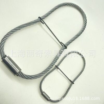 丽奇索具大量批发镀锌钢丝绳索具 吊装绳 吊装预埋件 规格齐全|ms