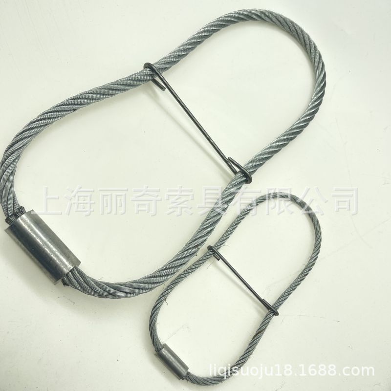 丽奇索具大量批发镀锌钢丝绳索具 吊装绳 吊装预埋件 规格齐全|ms