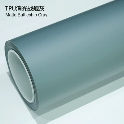 Color-Changing Film Ppf Frosted Matte | Auto Color Change Film - tpu-matte-battleship-gray-1524m15m