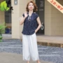 夏天妈妈气质休闲套装