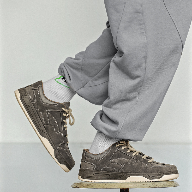 Scarpe casual da uomo Scarpe da basket Scarpe da ginnastica Tessuto sintetico Assorbimento degli urti Calzature antiscivolo_voghion.com