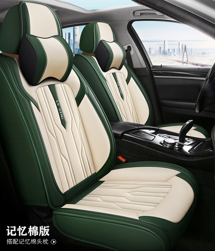 Hot-Selling Wholesale All-Season Seat Cushions 3D Full-Surround Car Seat Covers Full Leather Sedan Seat Covers Manufacturer Wholesale