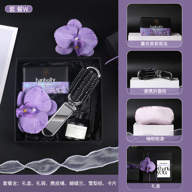 Nuevo set de regalo de mano para clientes de la industria americana, eventos de tienda de ropa, regalos de alta calidad, regalos ligeros de lujo de alto nivel