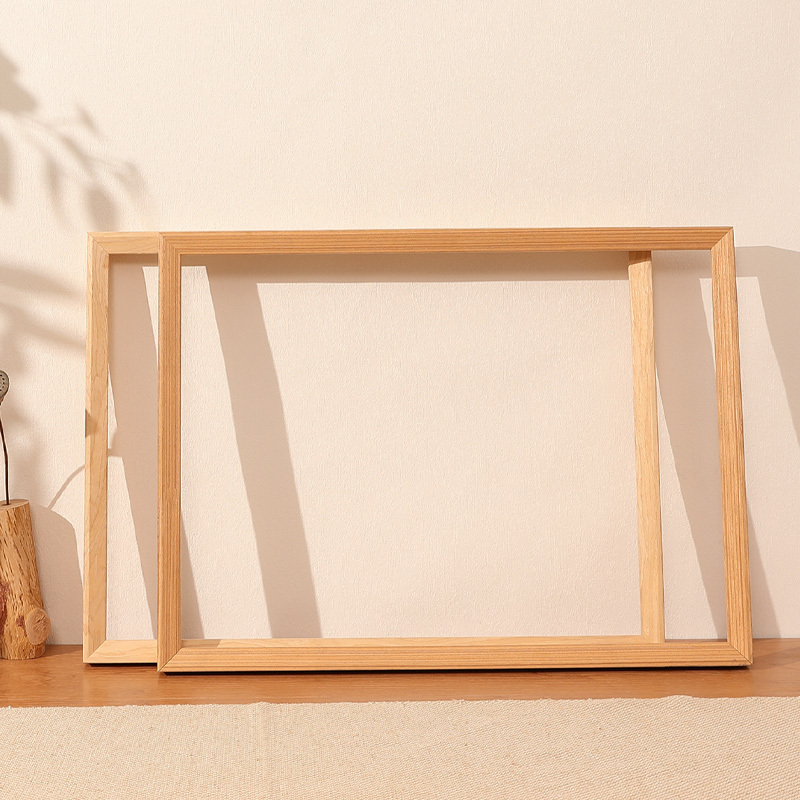 Photo Frame Empty Frame Oil Painting Outer Frame Digital Framed Acrylic Canvas Solid Wood Large Advertising Poster Custom Frame Wall Hanging Kt