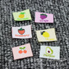 Cute water weaving 卡 mini cartoon mango grape pineapple cherry woven diy sewing socks scarf accessories