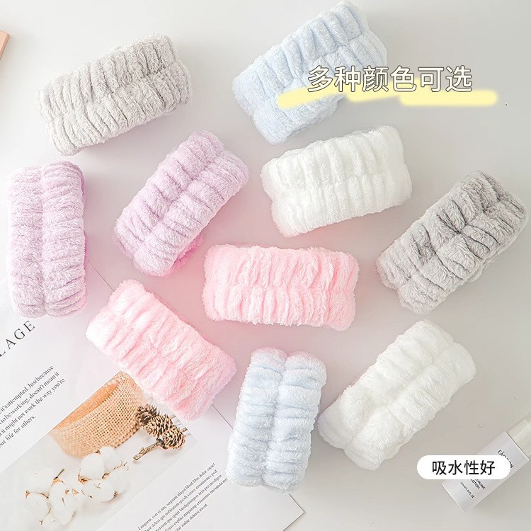 Wristbands for Washing Face, Absorbent to the Cuffs, Sports Sweat-Wiping Wristbands, Sweat-Absorbing Sleeves, Anti-Wet Sleeves for Washing, Hairbands Wholesale