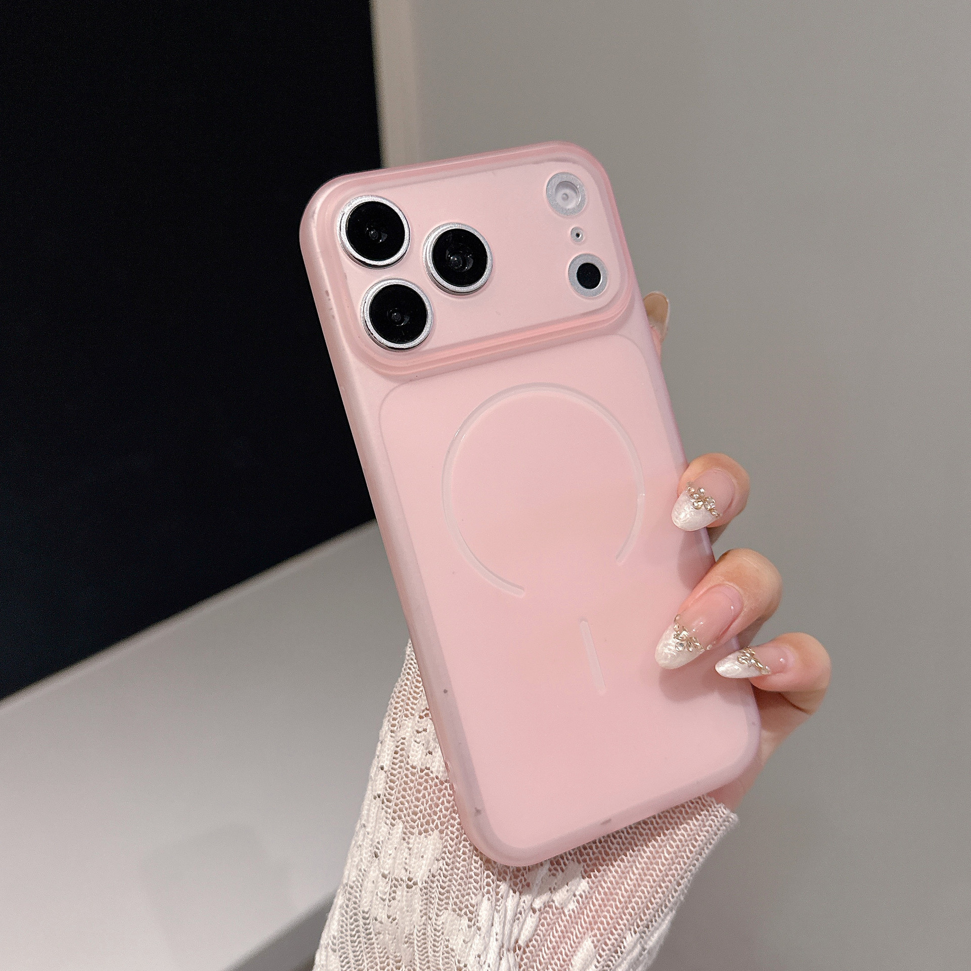 Cambio de segundo esmerilado simple 17 para Apple 18PRO caso de teléfono iPhone 15 caso suave anti-caída TPU 16