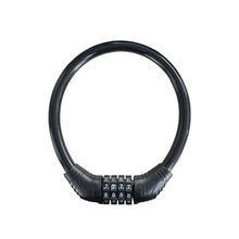 自行车密码锁电动车防盗锁山地车便携锁平衡车单车锁环形圈锁配YX