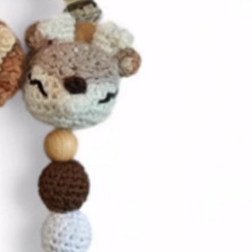 Nuevos animales de dibujos animados diy cadena de tetina de látex para bebés acariciar clip de tetina de goma