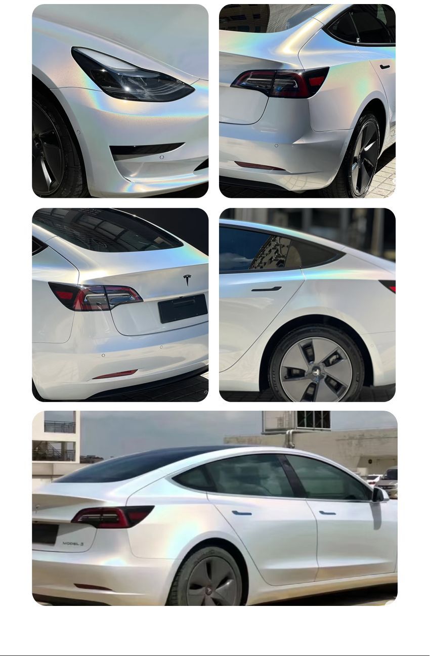 Source Factory Tpu Color-Changing Film for Cars, Colorful Car Wrap, Body Color-Changing Film, Paint Protection Film, Anti-Scratch, Full Vehicle Coverage