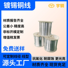 高导电紫铜丝 紫铜扁线 镀锡铜线0.05-3mm 导电率好