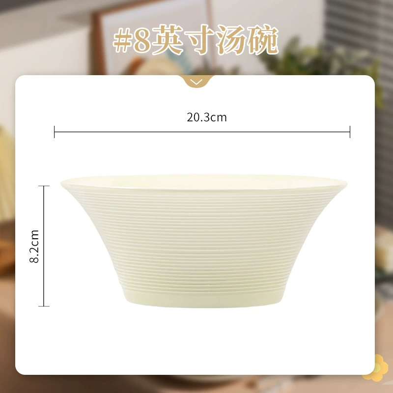 Ceramic Tableware Set Milky White Liuying — Bowls, Plates, Spoons & Chopsticks, Multi-Size