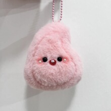 ins可爱毛绒包包挂件少女心原创红桃粿广东特色玩偶公仔配饰