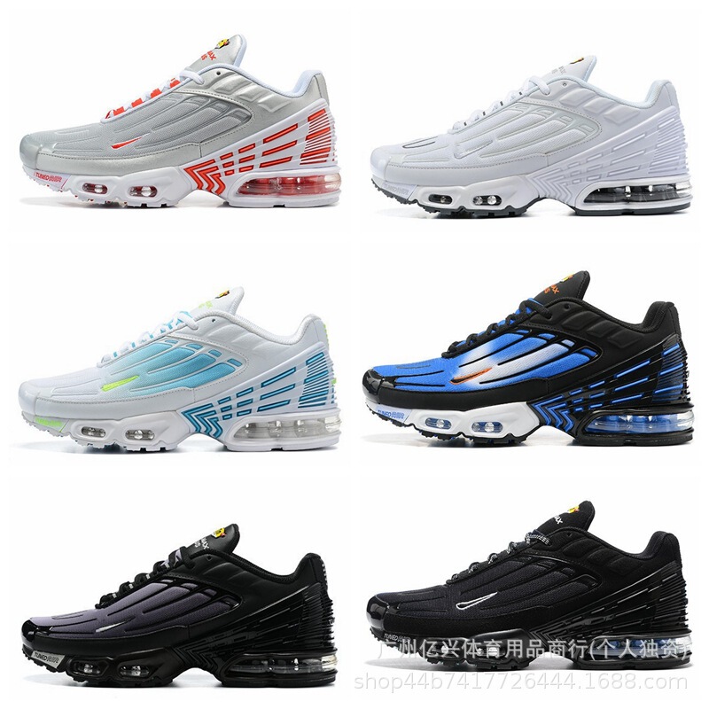 Putian Shoes Tn3 Air Cushion Sports Shoes Men's Shoes Women's Casual Spring and Summer Breathable Lightweight Cushioning Running Shoes Putian Shoes Tn3 Air Cushion Sports Shoes Men's Shoes Women's Casual Spring and Summer Breathable Lightweight Cushioning Running Shoes