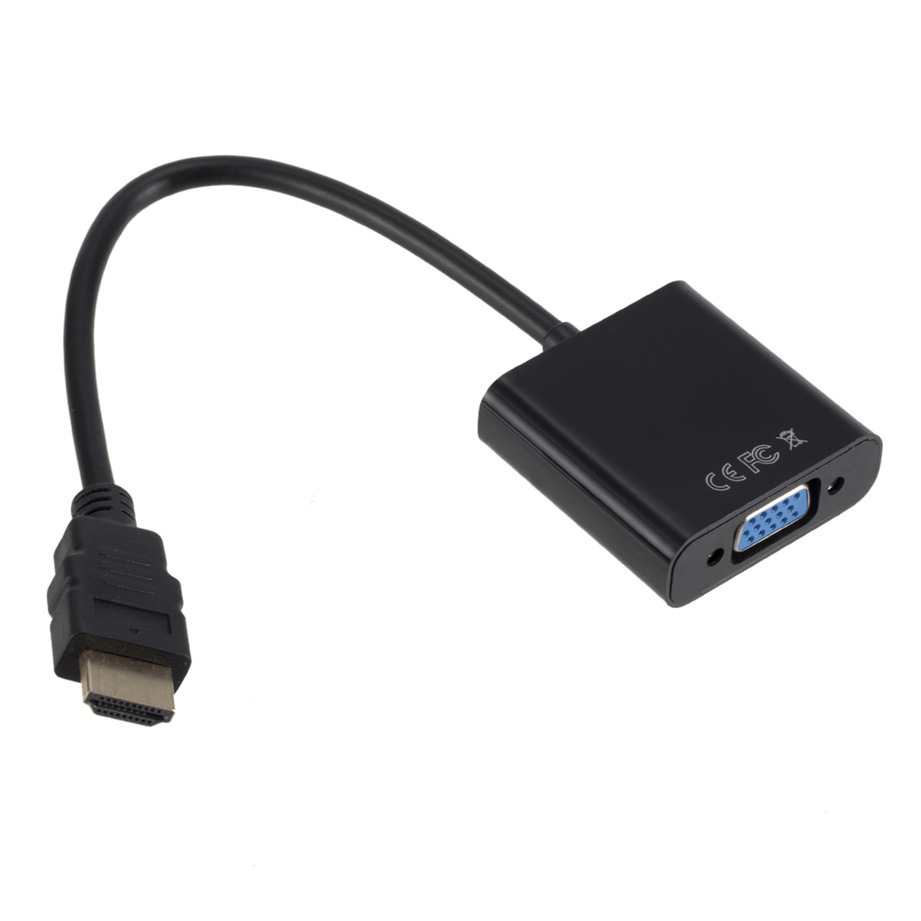 Adaptador HDMI a VGA con alimentación, 0,2 m