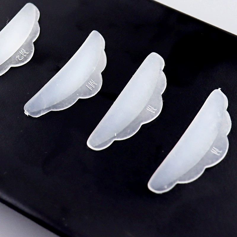 Silicone soft auxiliary multicoloured pad for eyelashes, new collection