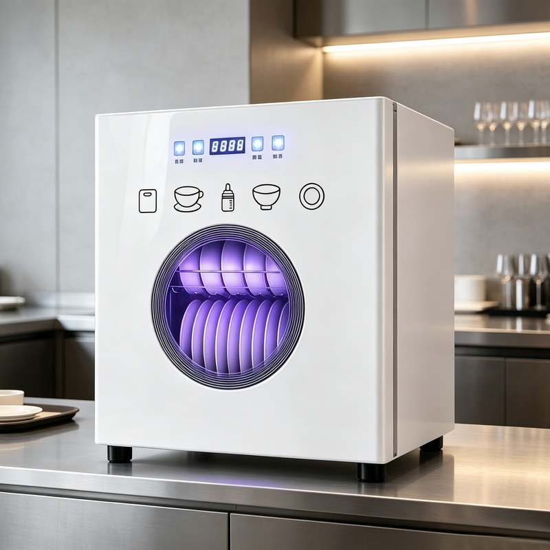 Tabletop dish sterilization cabinet for bowls and chopsticks, smart desktop kitchen and restaurant drying machine, two-star rating Tabletop dish sterilization cabinet for bowls and chopsticks, smart desktop kitchen and restaurant drying machine, two-star rating