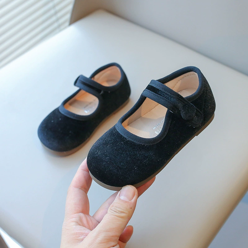 Children's shoes for leather shoes for princess, Korean style, soft sole
