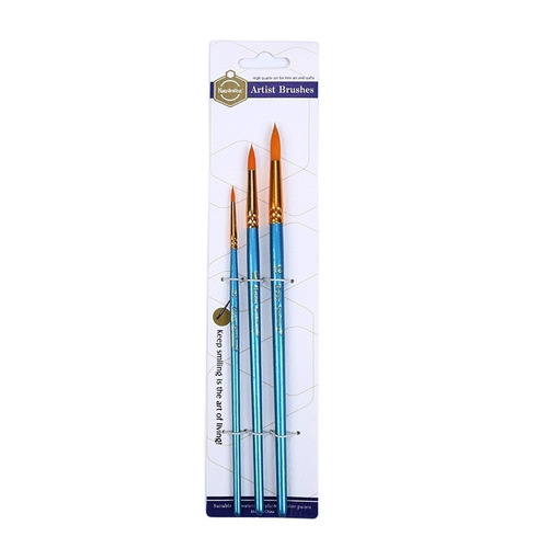 3 nylon brushes, acrylic paint pens, studio watercolor gouache brushes, art special hook line pens wholesale