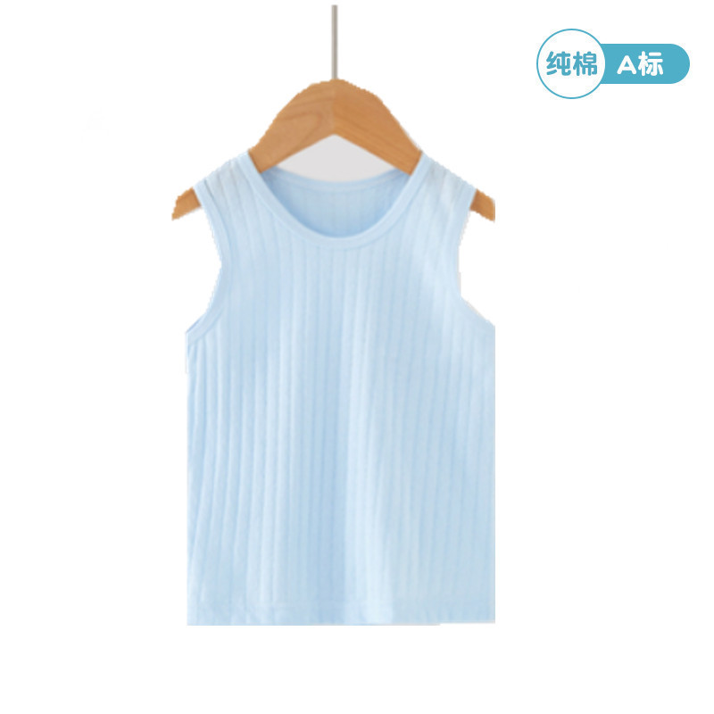 Chaleco de bebé recién nacido Chaleco de verano puro algodón bebé superior niños y niñas vientre protección delgada ropa de verano