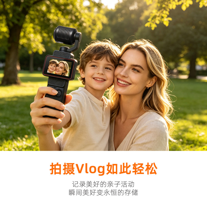 High-definition handheld camera recording device for outdoor sports, video recording camera with gimbal, ultra-clear anti-shake camera High-definition handheld camera recording device for outdoor sports, video recording camera with gimbal, ultra-clear anti-shake camera