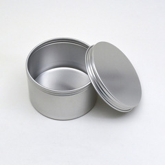 220ml round aluminum can, aroma candle can, wax packaging can, cream dispensing aluminum box, car wax can
