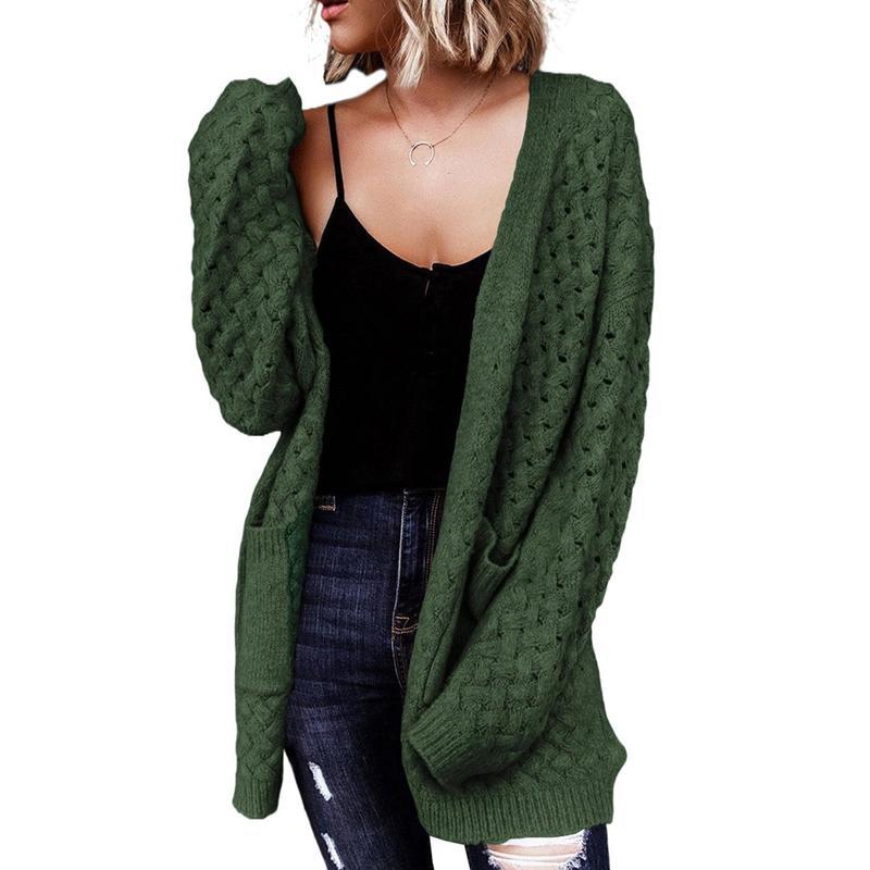 2025 nuevo cabello transfronterizo de moda casual de mujer cardigan de manga larga camisa de fondo grueso cabello transfronterizo