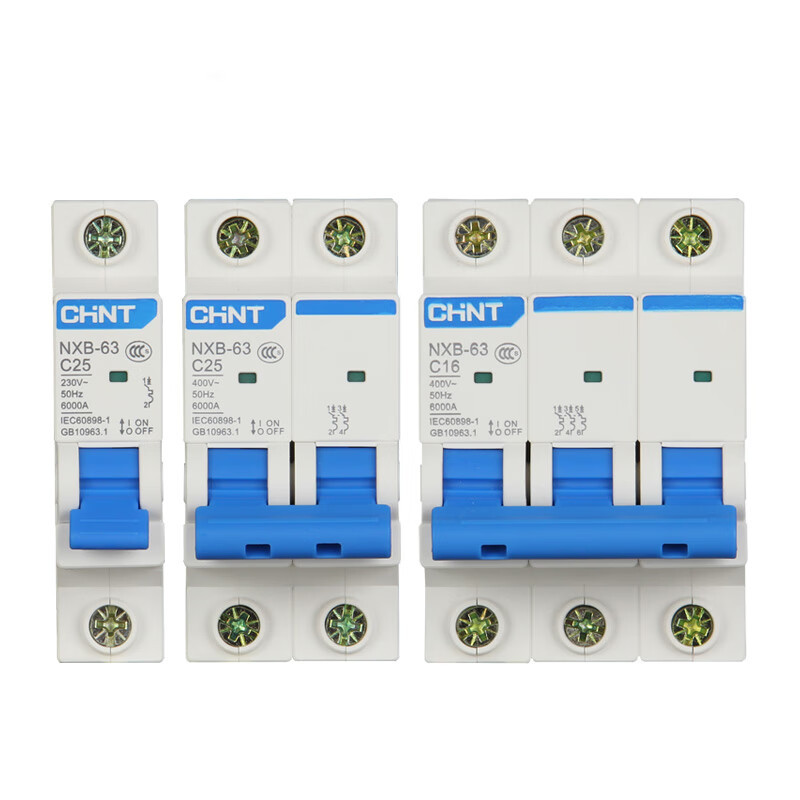 Interruptor automático CHNT Chint NXB-63 2P3P4P, interruptor de circuito pequeño para el hogar, 16a20a32 image 3
