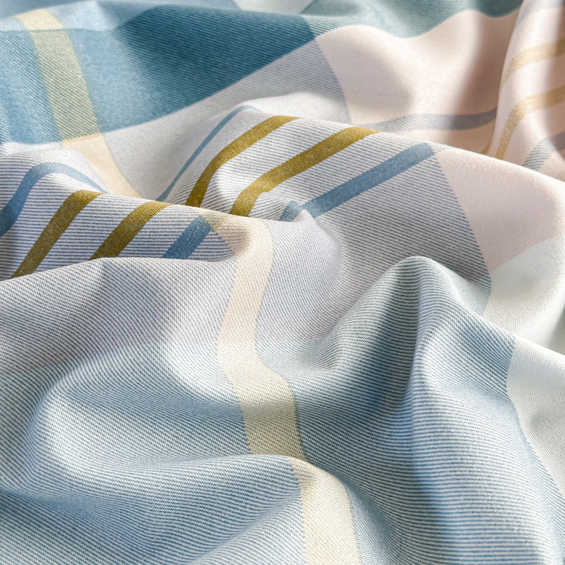 Conjunto de roupa de cama em algodão escovado minimalista_voghion.com