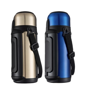 Outdoor Camping Large-Capacity Vacuum Insulated Kettle 304 Stainless Steel Handle Kettle Car-Mounted Double-Layer Vacuum Travel Kettle