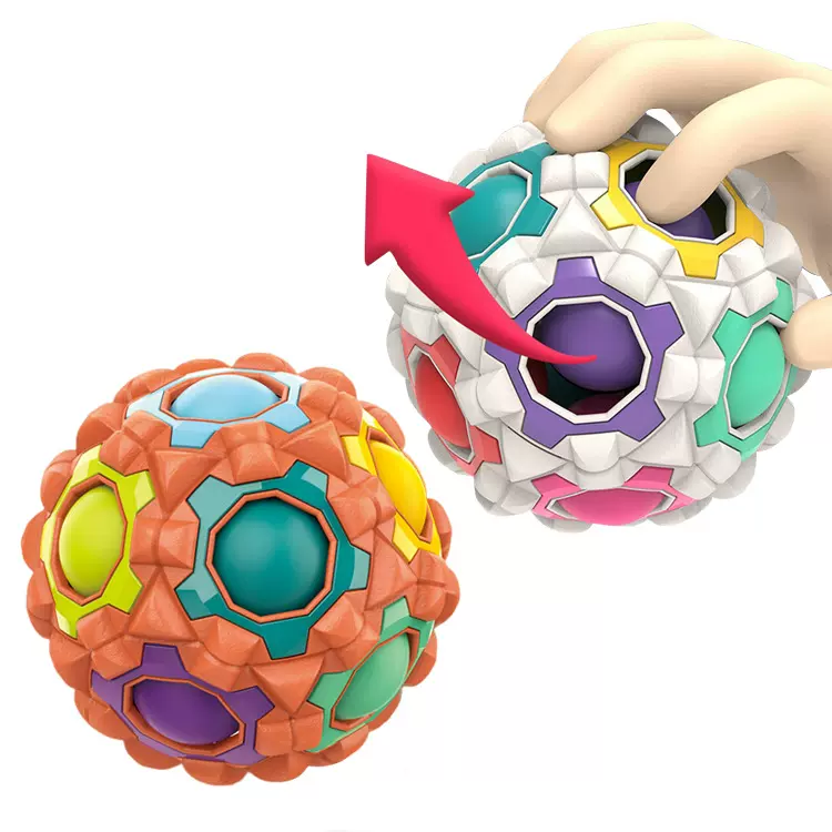 跨境速推游戏辨色魔方手指灭鼠先锋解压力可按摩发光珍珠棉玩具