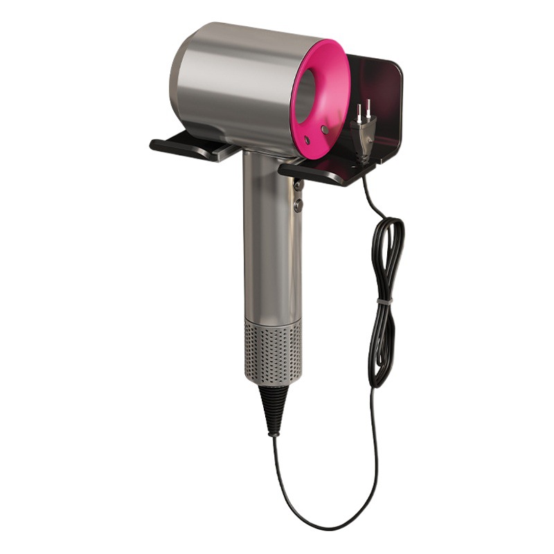 Hair Dryer Rack Punch-free Toilet Hair Dryer Bracket Wall-mounted Bathroom Hanging Rack