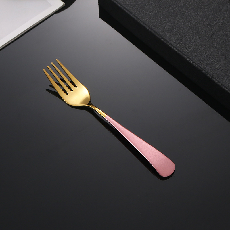 Red Tenedor-oro rosa