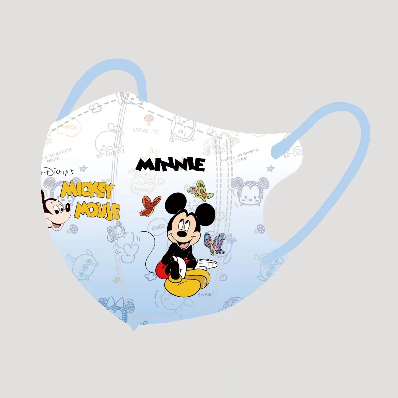 Children's 3D Stereo Independent Packaging Mickey Mouse Dog Toy for Boys and Girls Kids