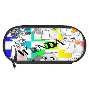 Hot-Selling 2D Printed Multifunctional Pencil Case Student Stationery Box Rhythm Box Sprunki Music Game Pencil Case