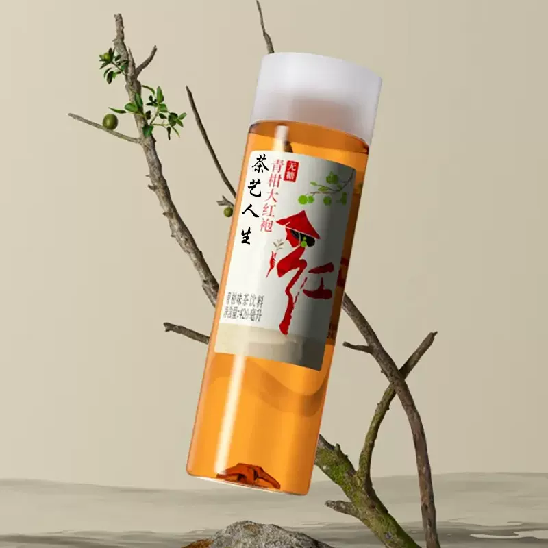 茶艺人生 青柑大红袍无糖茶饮料 茶饮料 红茶饮料果味茶饮料