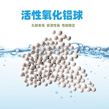 供应吸附水分用活性氧化铝球 3-5mm活性氧化铝球滤料