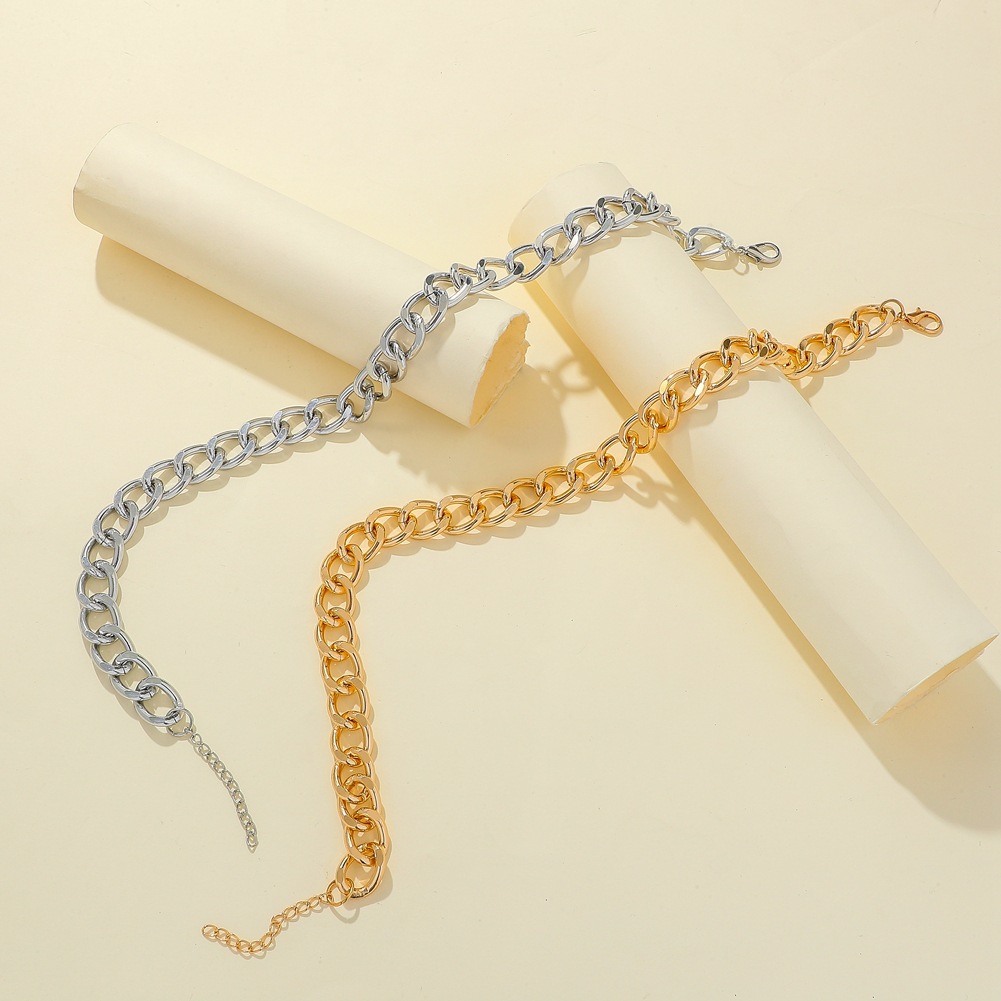 Fashion U Shape Iron Plating Unisex Necklace 1 Piece