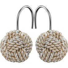 12PCS跨境电商 亚马逊 希音 temu 速卖通热销款毛线球浴帘挂钩