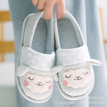 月子鞋产妇夏季透气 薄款卡通 孕妇鞋 防滑软底产妇居家 坐月子鞋