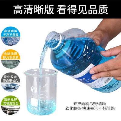 Glass agent Wiper Fluid, Decontamination Coating, Winter