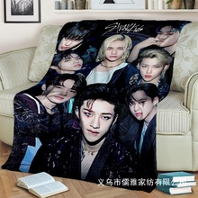 3D打印流浪的孩子Kpop3D软法兰绒毯子，扔毯，的毯子，床，沙发，