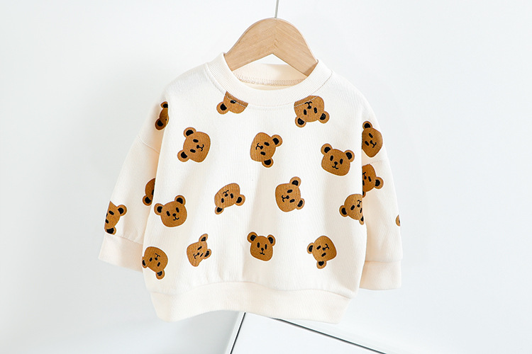 Rabbit, Letter, Duck Pattern Spring Season Casual Rabbit Letter Duck Cotton Boys Clothing Sets