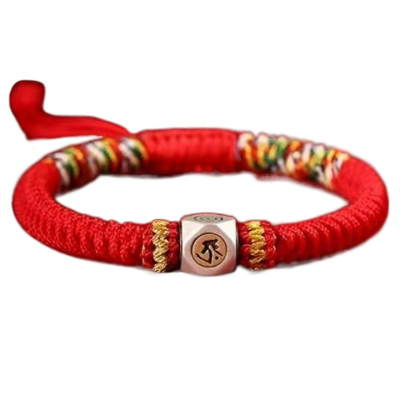 Birthday charm, red rope bracelet, Chinese horoscope