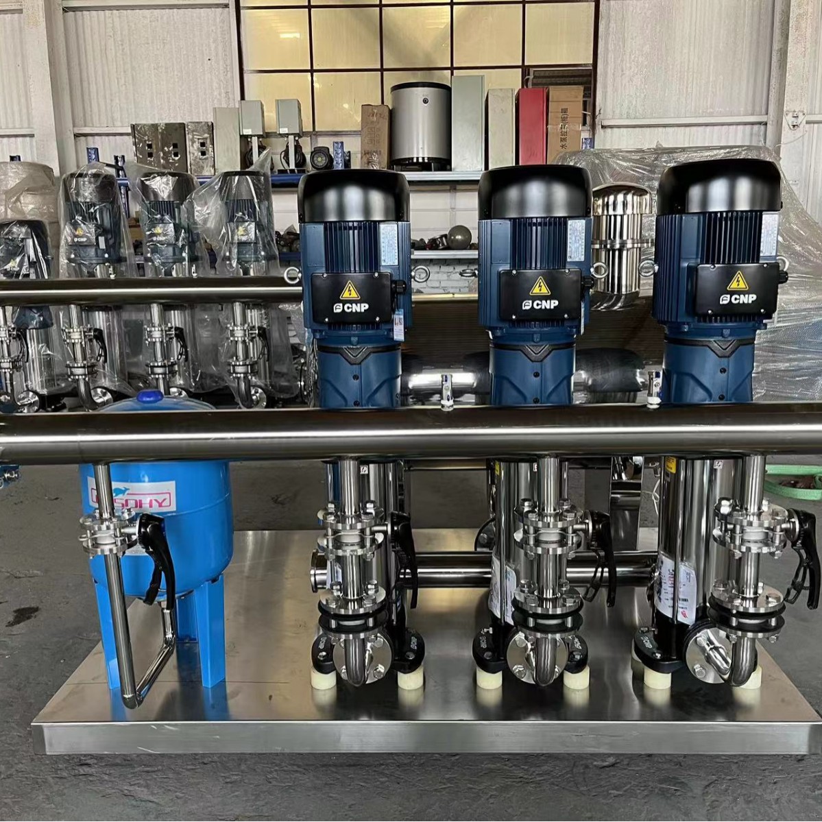 成套变频恒压供水设备   南泵流体多级离心泵  二次变频供水设备