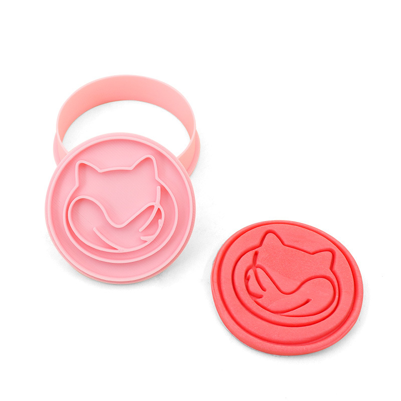 Nuevo juego de herramientas de modelo de impresión de galletas amor y fábrica de moldes de galletas de fondant de dibujos animados de espacio profundo al por mayor