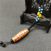 Agate pendant, ethnic sweater, ethnic style