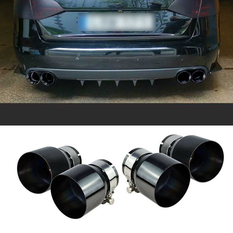 Спотовая нержавеющая сталь титан черный хвост рот для M2M3M4 автомобиля модифицированный европейский зажим для установки BMW хвостовой горло